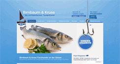 Desktop Screenshot of birnbaumkrusefisch.de